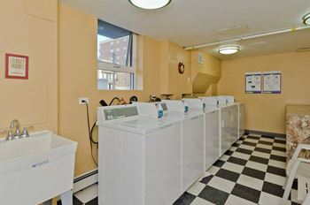 Shared laundry on ground floor